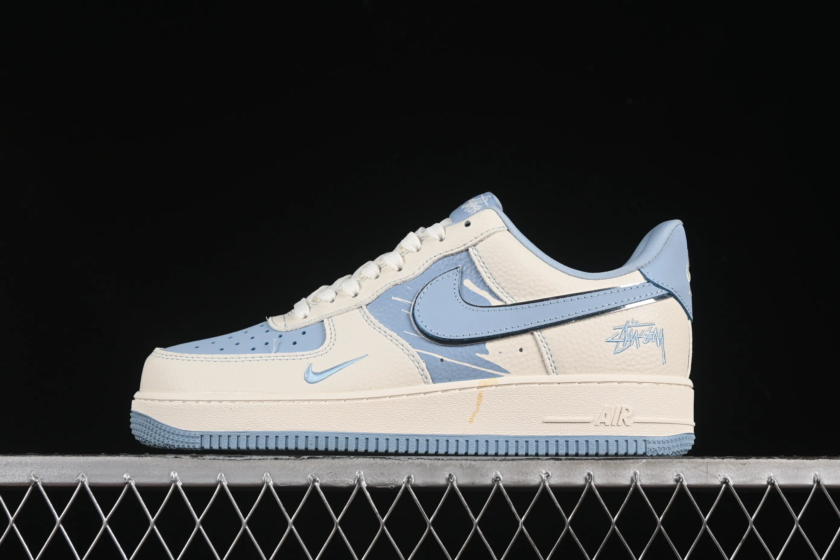 All categories Nk Air Force 1 Air Force series Nk Air Force 1 Low Air Force low-top Nike Air Force 1'07 Low Stussy co-branded blue graffiti Air Force 1 low-top casual sneakers KK1988-090